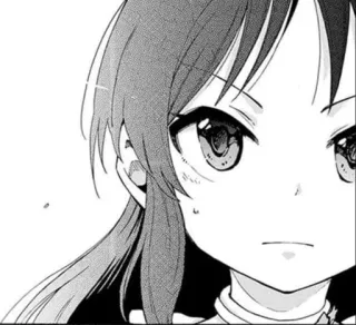 😠 71eecd93 anime, manga, girl, portrait, emotional whatsapp sticker