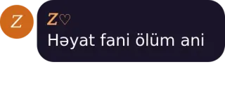💜 19502d38 Həyat fani ölüm ani telegram sticker