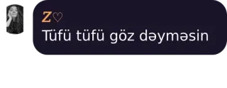 💜 1de40d95 Tüfü tüfü göz dəyməsin telegram sticker