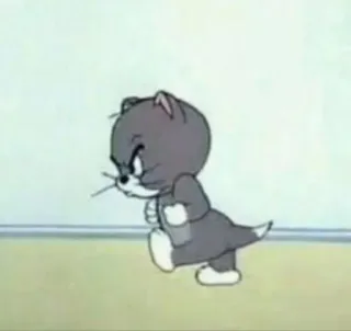 😤 9ce0ea9e 漫画, 猫, 動物, 可愛い, 怒り telegram sticker