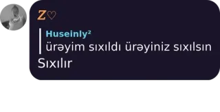 💜 dc067b53 ürəyim sıxıldı ürəyiniz sıxılsın
Sıxılır telegram sticker