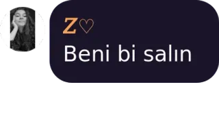💜 f0a18ebb Beni bi salın telegram sticker