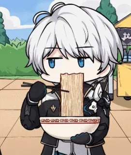 😒 067fb5e4 Anime, Chibi, Nudeln, Essen, Süß, Kawaii telegram sticker