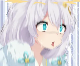 🥵 48d4e182 Anime, geschockt, überrascht, Anime Mädchen, kawaii telegram sticker