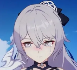 😢 b9f6e11c Anime, Traurig, Weinend, Tränen, Mädchen telegram sticker