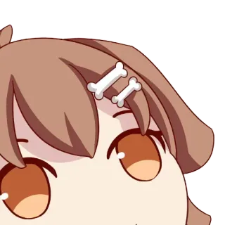 👀 1a9f1ae0 Korone Inugami Hololive อนิเมะ, หมา, VTuber, น่ารัก, หูหมา telegram sticker