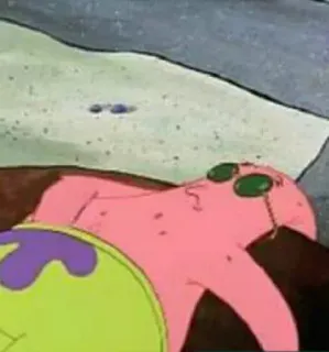 😎 20c7ea58 Patrick Star Spongebob Squarepants patrick, stern, spongebob, sonnenbrille, chillig telegram sticker