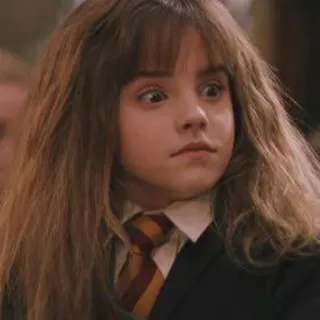 🦋 62cbd561 Hermione Granger Harry Potter 赫敏, 格兰杰, 哈利波特, 魔法, 巫师 whatsapp sticker