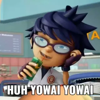 🗿 6ff44a3f HUH YOWAI YOWAI whatsapp sticker