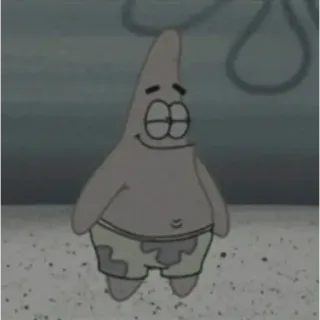 😇 9ab23842 Patrick Star Spongebob Squarepants patrick, stella, spongebob, cartoni animati, sorridente whatsapp sticker