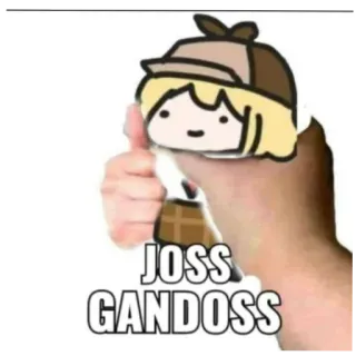 🤔 9b9f9d2a JOSS GANDOSS whatsapp sticker