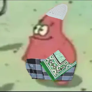 🙏 ee585085 Patrick Star spongebob, patrick, stella, meme, cartone animato whatsapp sticker
