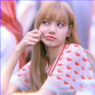 🖤 88bd8aec Lisa carino, idol, kpop, asiatico, cuore telegram sticker
