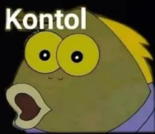 🤬 445cdf51 Kontol vis, meme, spongebob, geschokt, reactie telegram sticker