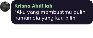 🤭 64f685b3 Aku yang membuatmu pulih namun dia yang kau pilih telegram sticker