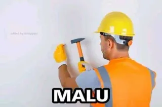 ⚫ ce1bba88 MALU bouw, hamer, arbeider, schilder telegram sticker