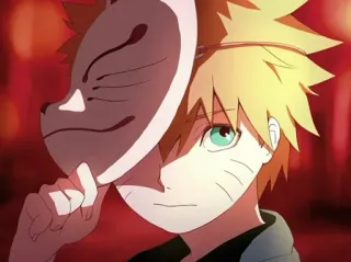 😞 9868e5c9 Naruto 애니메이션, 마스크, 닌자, 호카게, 나루토 telegram sticker