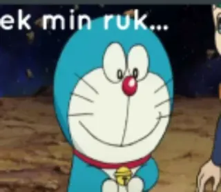 👍 e1a2f164 Doraemon ek min ruk... 만화, 도라에몽, 애니메이션, 고양이 로봇 telegram sticker