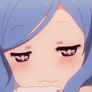 🐱 de88a3ce Anime, Schattig, Zelfgenoegzaam, Meisje, Expressie telegram sticker