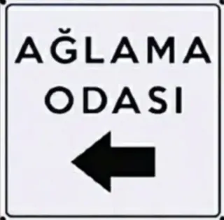 👅 483616ca AĞLAMA ODASI placa, seta, quarto, chorar telegram sticker