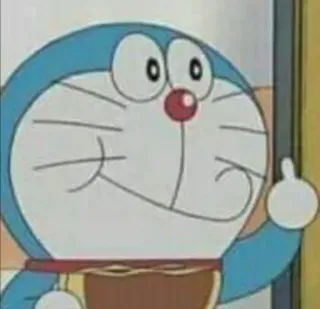 🖕 04eb1bb0 Doraemon doraemon, anime, desenho animado, dedo do meio telegram sticker