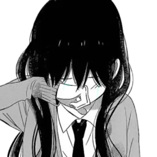😢 f8955ac1 アニメ, 泣く, 女の子, 悲しい, 漫画, 学生 telegram sticker