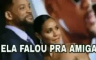 🇧🇷 d58bbd8b ELA FALOU PRA AMIGA Meme, Reaksi, Will Smith, Oscar, Gosip whatsapp sticker