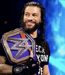 😄 6387a82c Roman Reigns Check Beyond Wrestling, Sportler, Champion, Sport, Roman Reigns telegram sticker