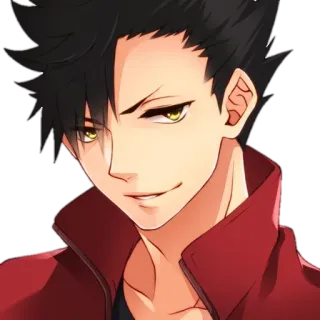 😏 4c9040dc Kuroo Tetsurou Haikyuu!! Anime, Mangá, Voleibol, Personagem, Kuroo, Haikyuu whatsapp sticker