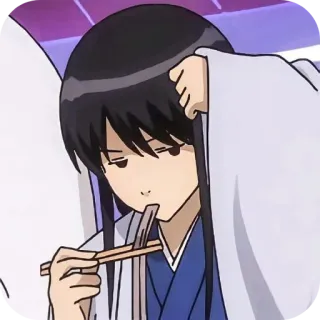 🥸 78fc1b52 Anime, Comendo, Hashis, Macarrão whatsapp sticker