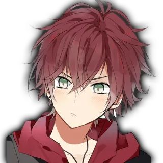 💉 96b5fcaf Ayato Sakamaki Diabolik Lovers Anime, Vampiro, Bishounen, Ruivo, Moletom com capuz whatsapp sticker