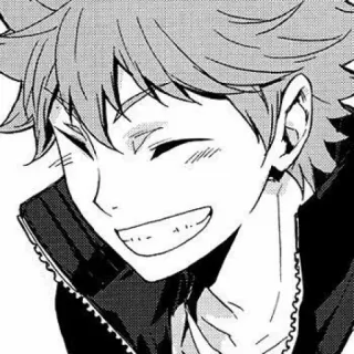 ➗ a102dd43 Hinata Shoyo Haikyuu!! anime, mangá, haikyuu, hinata, shoyo, voleibol whatsapp sticker