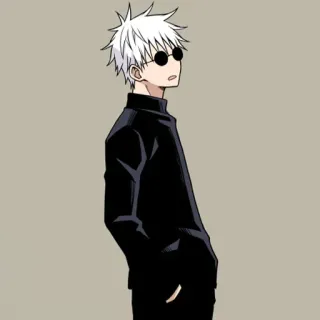 😒 c386b759 Gojo Satoru Jujutsu Kaisen anime, mangá, personagem, gojo satoru whatsapp sticker