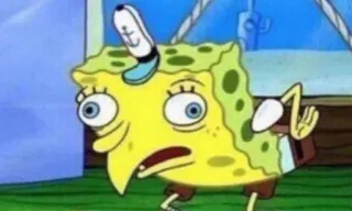 🤔 21e2a379 SpongeBob SquarePants Spongebob, cartoon, funny, meme telegram sticker