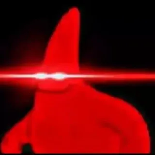 🔪 ad5215f7 Patrick Star spongebob, patrick, star, cartoon, meme, red telegram sticker