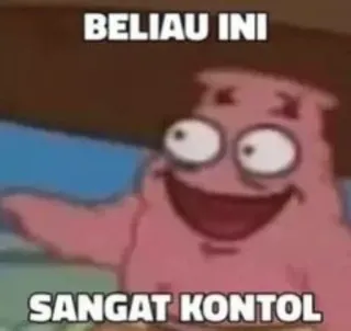 😧 d2360e48 Patrick Star Spongebob Squarepants BELIAU INI
SANGAT KONTOL cartoon, patrick, spongebob, offensive, meme telegram sticker