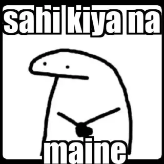 🙂 b13142dd sahi kiya na maine telegram sticker