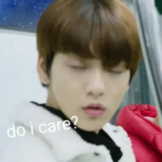 🙂 0c01993a do i care? Meme, Gleichgültig, Lässig, Porträt, Frage telegram sticker