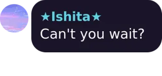 🙂 2fe59093 Can't you wait? telegram sticker