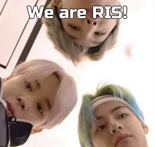 🙂 8af89499 We are RIS! Selfie, Gruppe, Leute, Freunde, Text telegram sticker