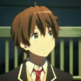 🧐 f181c352 Anime, Chłopak, Mundur szkolny telegram sticker