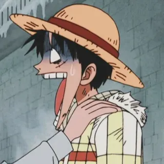 🌊 055a65b5 Monkey D. Luffy One Piece Anime, One Piece, Ruffy, Cartoon, Monkey D. Ruffy telegram sticker