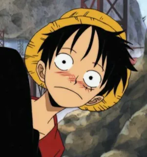 🌊 49dc4be1 Monkey D. Luffy One Piece Anime, Manga, Pirat, Strohhut, Luffy telegram sticker