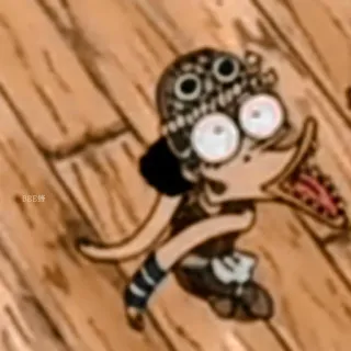 🌊 884729c9 Usopp One Piece Anime, Cartoon, Scharfschütze, Pirat, lange Nase telegram sticker