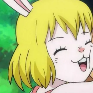 🌊 9d55b53e Carrot One Piece Anime, Hase, Häschen, One Piece, Mink telegram sticker