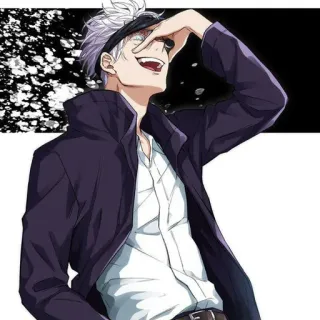 🙂 1b93d936 Gojo Satoru Jujutsu Kaisen Anime, Manga, Gojo, Satoru, Jujutsu Kaisen, Nhân vật, Cười telegram sticker