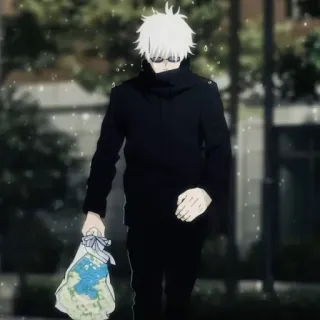 Satoru Gojō's stic-pack (@IGRISXROBOT) telegram stickers