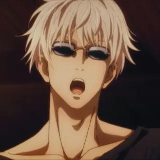 🤍 e4726b6d Gojo Satoru Jujutsu Kaisen Anime, Gojo, Satoru, Chú Thuật Hồi Chiến, Kính telegram sticker