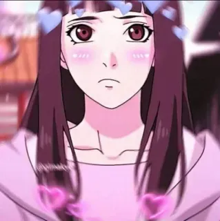 🤔 3211e917 Anime, Gadis, Lucu, Hati, Merah Muda telegram sticker