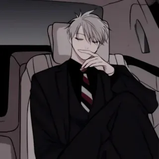 🕯 3945b4bf pria, setelan, anime, gambar, karakter telegram sticker